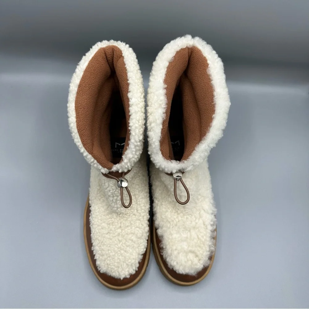 Marc Fisher Boots Fur Women’s Winter Luxury Kamryn Style Size 7.5